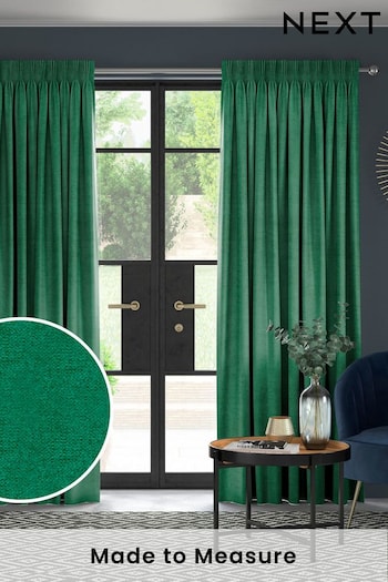 Emerald Lazio Made To Measure Curtains (M84462) | £100