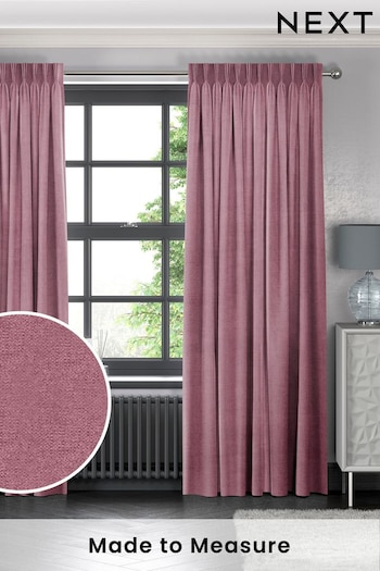 Pink Lazio Made To Measure Curtains (M84463) | £100