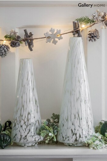 Gallery Home White Christmas Cael Tree Vase 38cm (M85411) | £27