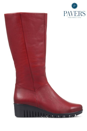 Pavers Ladies Leather Knee High Boots (M85489) | £60