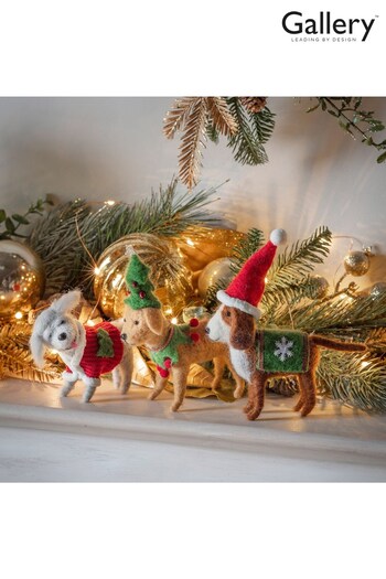 Gallery Home Red Payten Christmas Poodle With Red Jumper (M85519) | £10