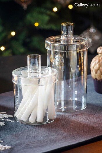 Gallery Home Kirby Christmas Candle Holder Jar Small (M85554) | £14