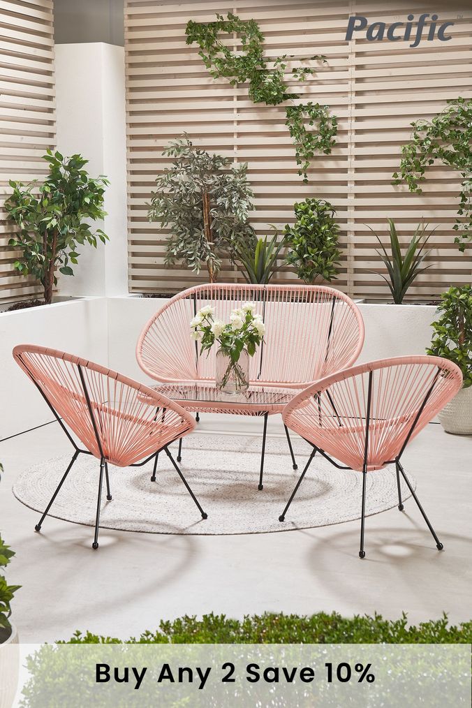 Buy Garden Furniture Sets Pink Homeware Gardenfurniture Online