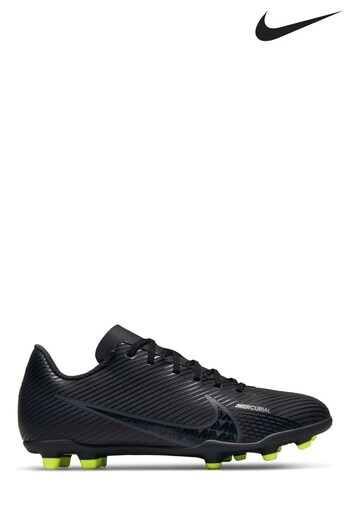 Nike Black Jr. Mercurial Vapour 15 Club Firm Ground Football Boots (M86673) | £45
