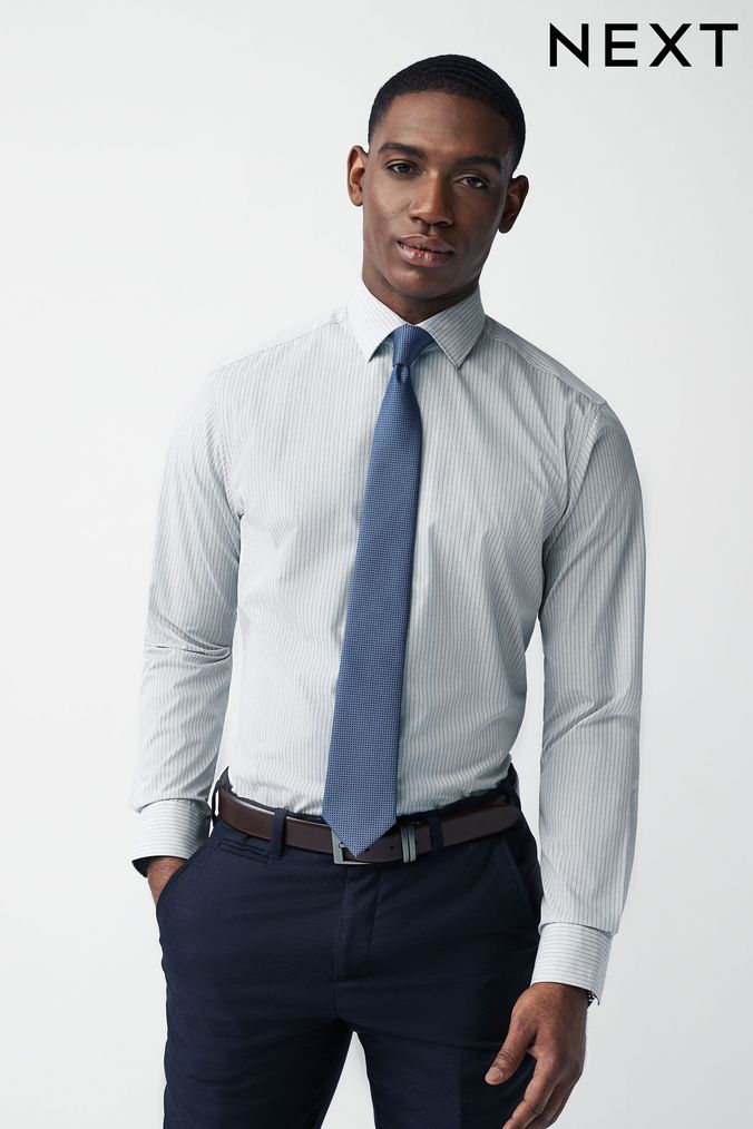 Mens grey outlet dress shirt