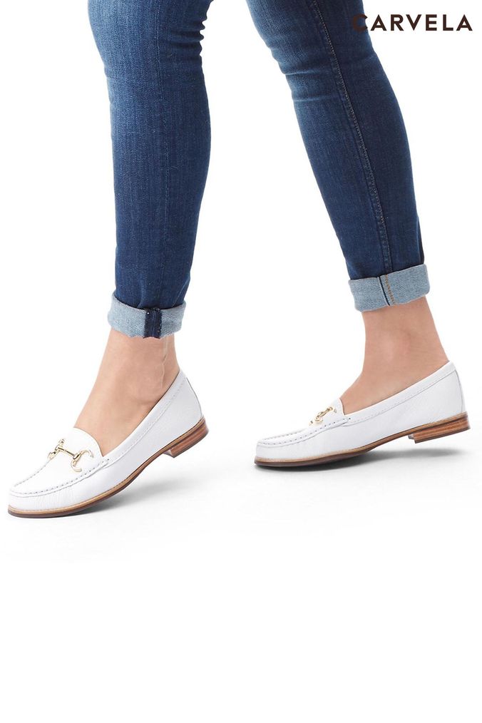 Buy Women s Shoes White Flat Footwear Online Next UK