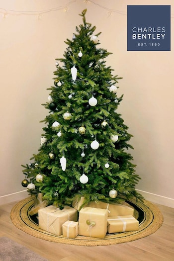 Charles Bentley Green Luxury 8ft Faux Hinged Christmas Tree (M87651) | £202