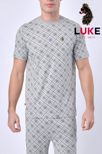 Luke 1977 Grey Berra2 Zinc T-Shirt (M87657) | £50