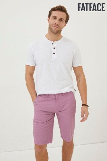 FatFace Purple Mawes Chino Shorts (M87829) | £42
