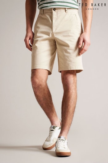 Ted Baker Natural Gomer Regular Fit Printed Shorts (M87877) | £80