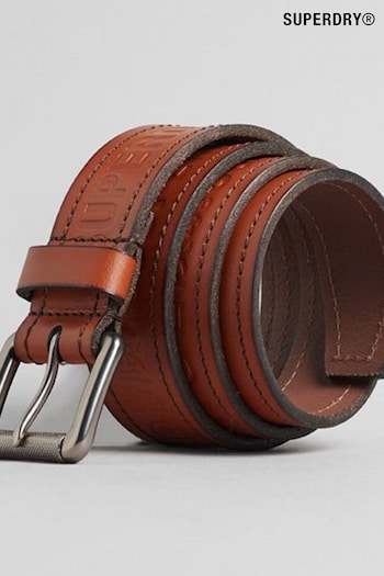 Superdry Brown Vintage Branded Belt (M87961) | £30