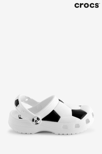 Crocs Kids Classic Soccer Ball White Clogs (M87969) | £40