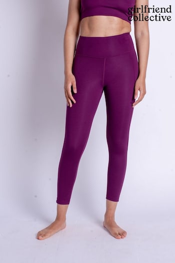 Girlfriend Collective High Rise Compressive Leggings Dunkle (M88051) | £68