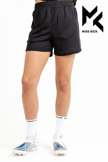 Miss Kick Womens Keira Training Black Jeans Shorts (M88106) | £28