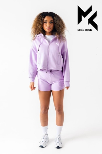 Miss Kick Womens Boxy Zip Through Hoodie (M88109) | £36