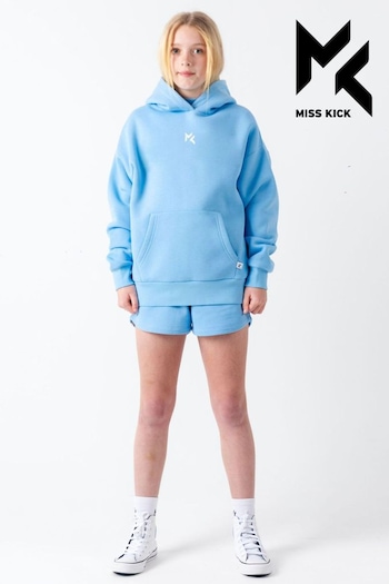 Miss Kick Girls Pale Blue Beth Print Hoodie (M88126) | £34