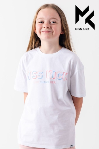 Miss Kick Girls Mary White T-Shirt (M88137) | £18