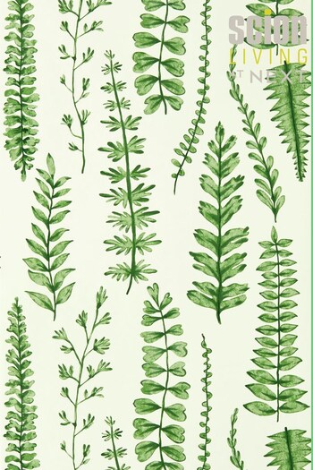 Scion Green Ferns Wallpaper (M88522) | £48