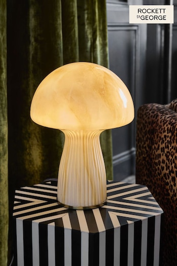 Rockett St first George White Porcini Table Lamp (M88675) | £105