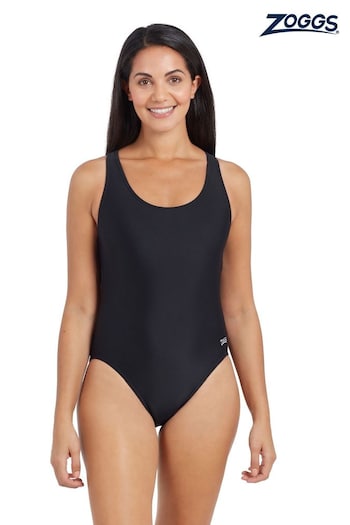 Zoggs Black Coogee Sonicback One Piece Swimsuit (M88690) | £27