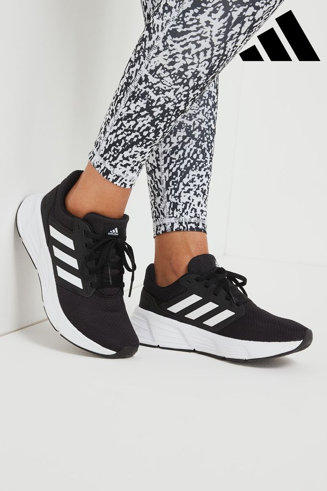 adidas Black/White Sport Performance Adult Galaxy 6 Trainers (M88696) | £45