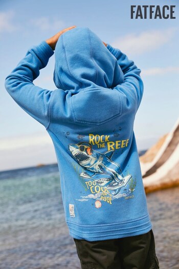 FatFace Blue Rock The Reef Zip Hoodie (M88849) | £26