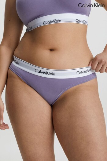 Calvin Klein Purple Modern Cotton Brazilian Knickers (M88873) | £20