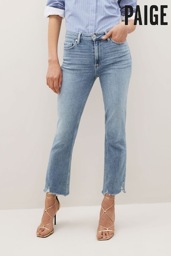 Paige Cindy High Rise Straight Regular Jeans (M88936) | £250