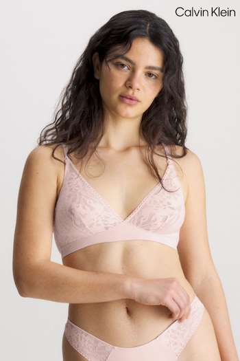 Calvin Klein Pink Ultra Comfort Lace Maternity Bralette (M88973) | £43