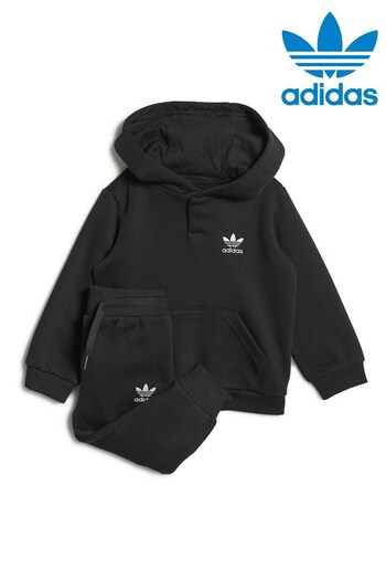 Kidswear Originals Infant Black Adicolor Hoodie Set (M89038) | £38