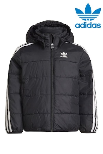 adidas mini Originals Kids Black Adicolor Jacket (M89097) | £60