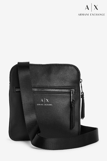 Armani crop Exchange Black Cross-Body Bag (M89322) | £95