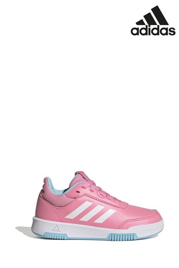adidas Pink/White/Teal Sportswear Tensaur Sport Training Lace Kids Trainers (M89331) | £28
