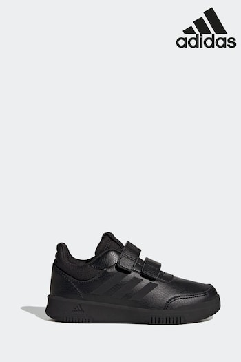 adidas Black Kids Sportswear Tensaur Hook And Loop Trainers (M89336) | £28
