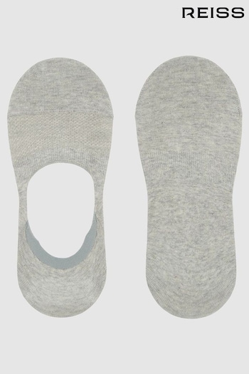 Reiss Grey Melange Axis Trainer Socks (M89599) | £8