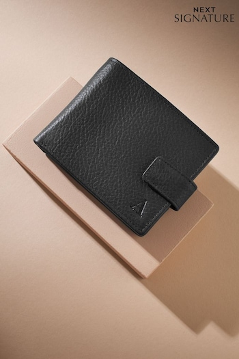 Black Monogram Signature Leather Extra Capacity Wallet (M89635) | £30