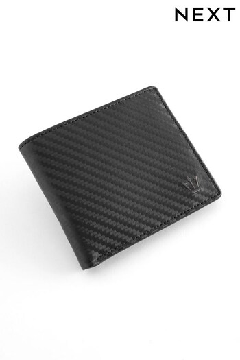 Black Carbon Print Wallet (M89648) | £25