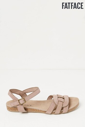 FatFace Brown Chain Detail Ailith Sandals (M89701) | £50