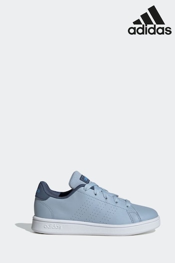 adidas Blue TOWER Sportswear Advantage Lifestyle Court Lace Trainers (M8Z413) | £33