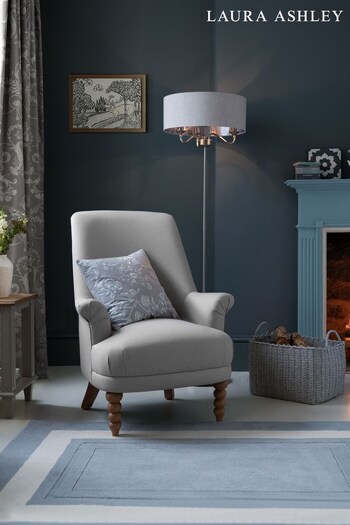 Laura Ashley Dove Grey Rudston Chair (M90007) | £399