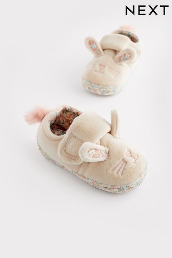 Cream Bunny Cupsole Slippers (M90240) | £11 - £13