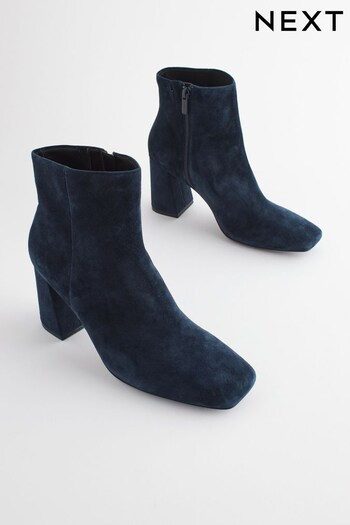 Navy Forever Comfort® With Motionflex Square Toe Ankle Boots Latest (M90573) | £70