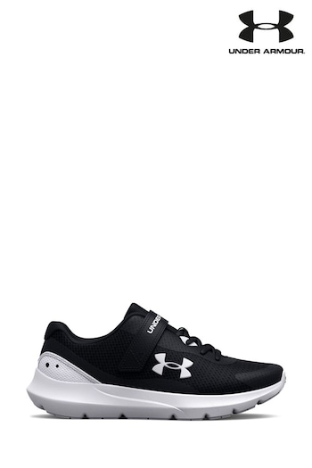 Under Tech Armour Infant Youth Black BPS Surge 3 Trainers (M90961) | £27