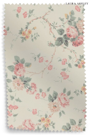 Mountney Antique Pink Garden Upholstery Swatch By Laura Ashley (M91513) | £0
