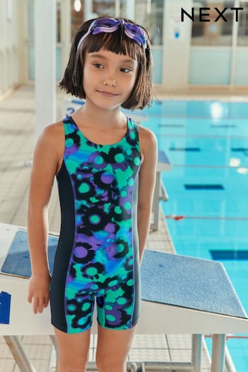 Blue/Green Shorts Swimsuit (3-16yrs) (M91619) | £17 - £22