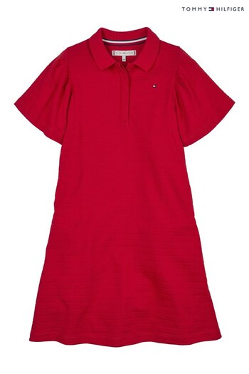 Tommy Hilfiger Red Polo Dress (M91626) | £50 - £60