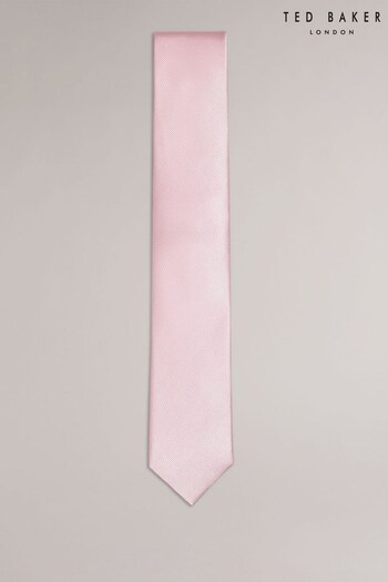 Ted Baker Pink Moorez Ottoman Silk Tie (M91750) | £45