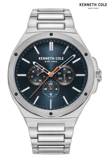 Kenneth Cole Gents Silver Tone Modern Dress Sport Watch (M91762) | £199