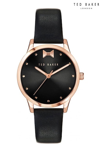 Ted Baker Ladies Black Bow Fitzrovia Watch (M91784) | £140