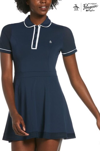 Original Penguin Golf Ladies Blue Veronica Dress (M92154) | £35